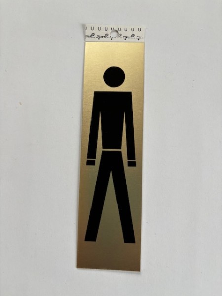 Piktogramm Mann (Strich)