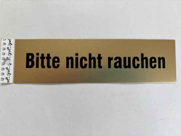 Bitte nicht rauchen